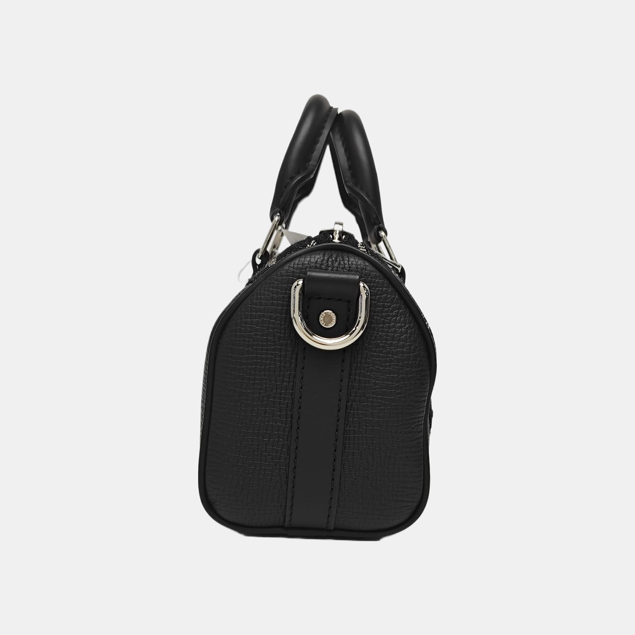 KEEPALL Nano Monogram Calfskin Black