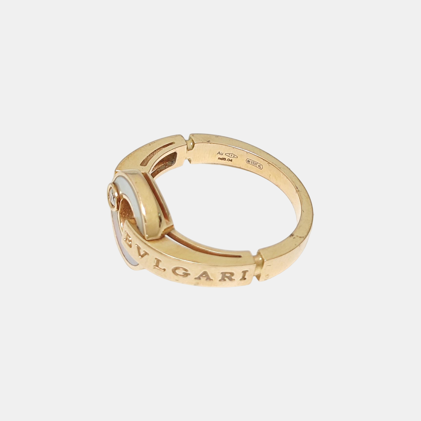 BVLGARI BVLGARI 18k Rose Gold Ring EU 52