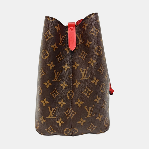 NÉONOÉ MM Monogram Coated Canvas Brown