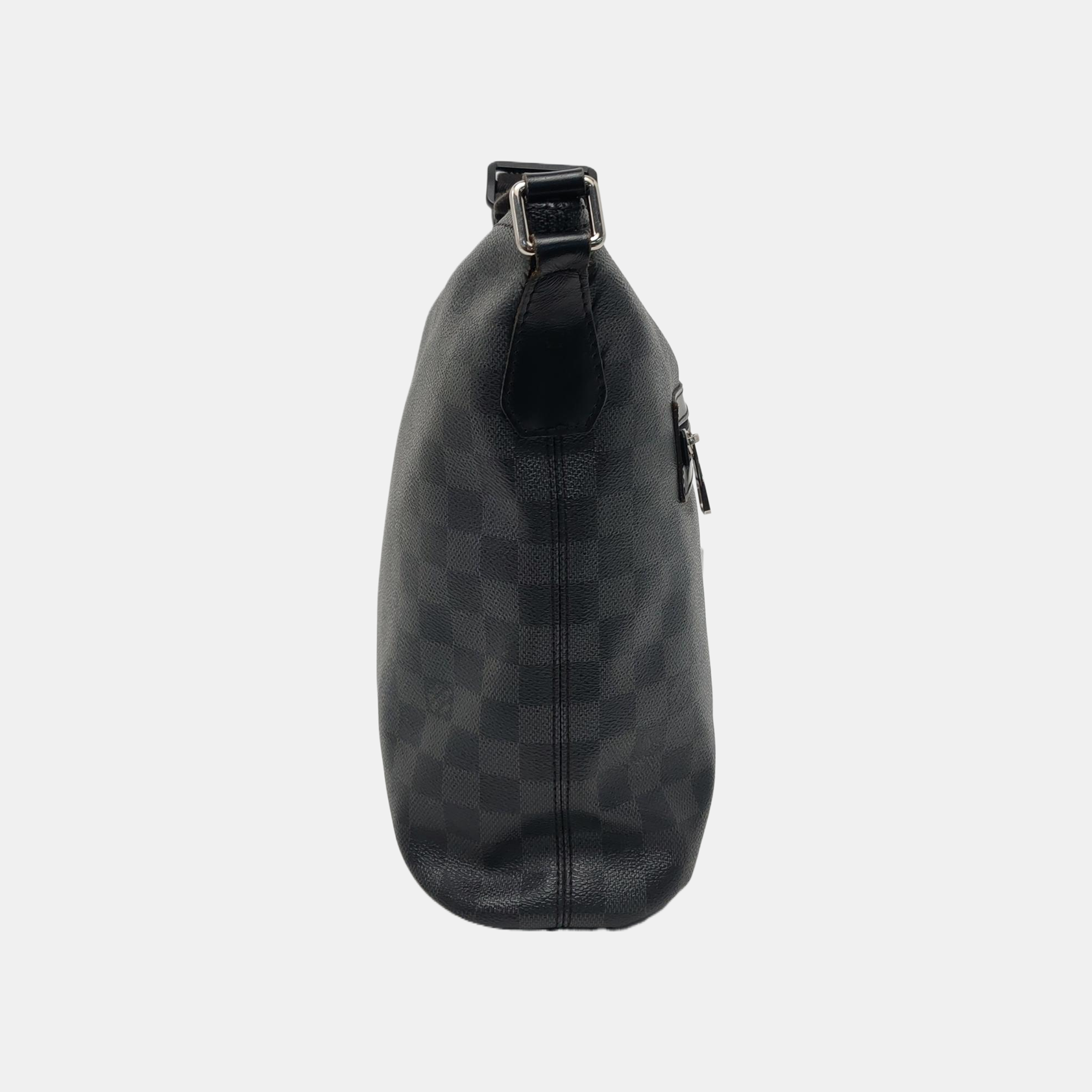 Damier Graphite Coated Canvas Crossbody Bag Gray