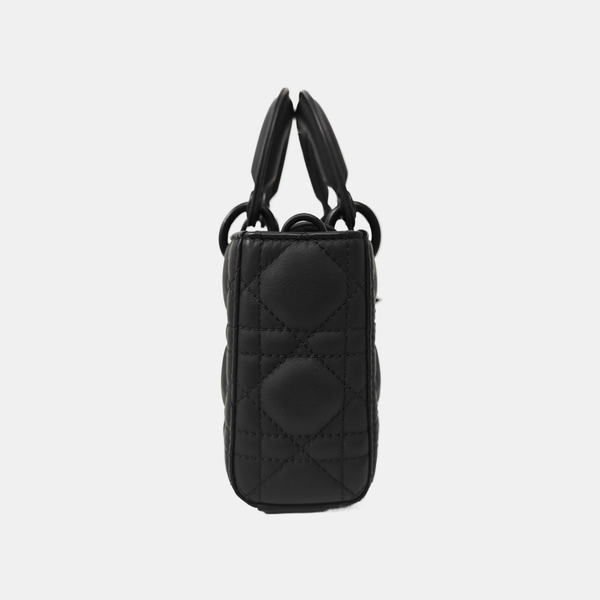 Lady D-Joy Small Cannage Lambskin Black