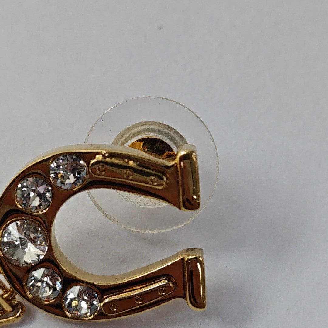 Metal Gold Stud Earrings