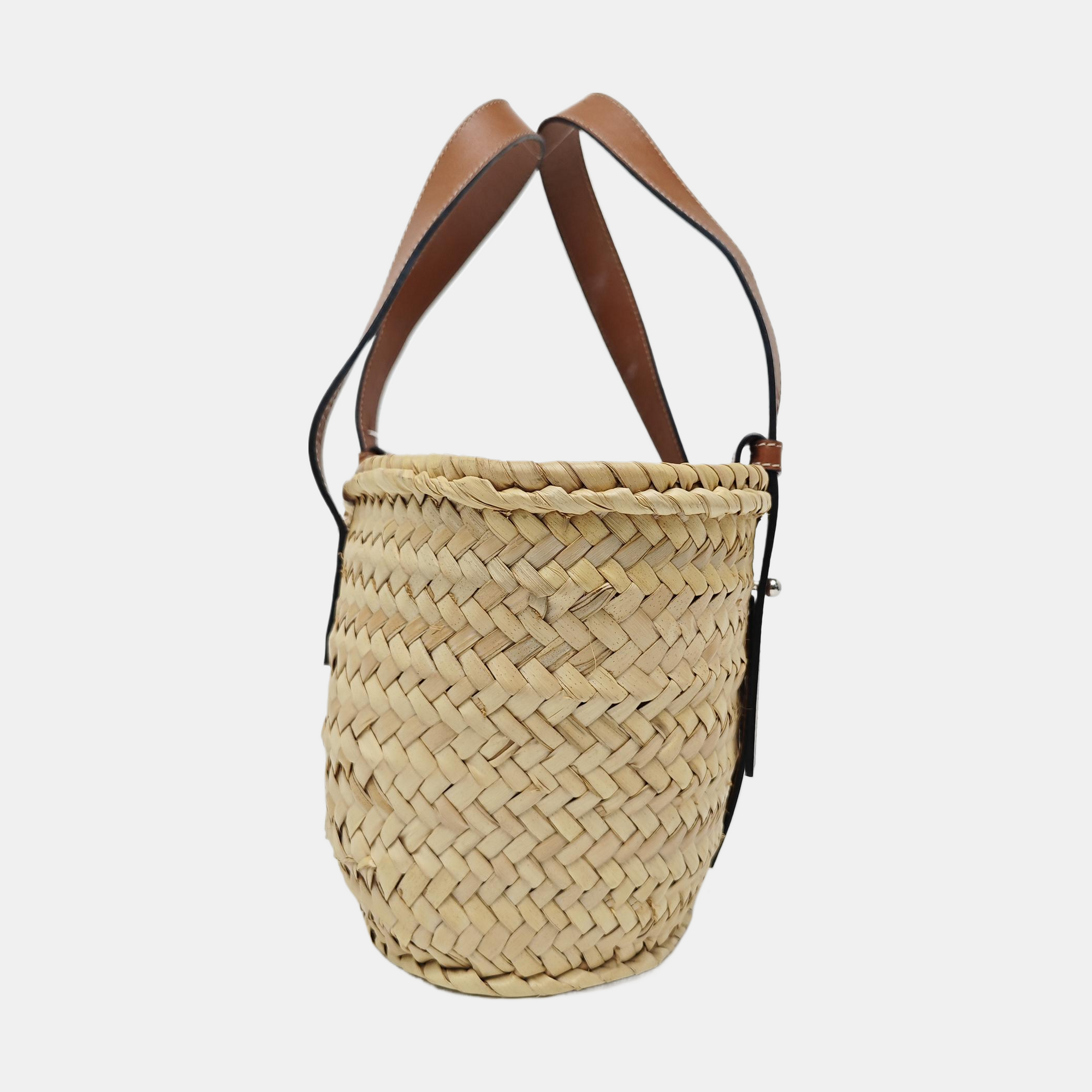 Basket Small Straw Beige