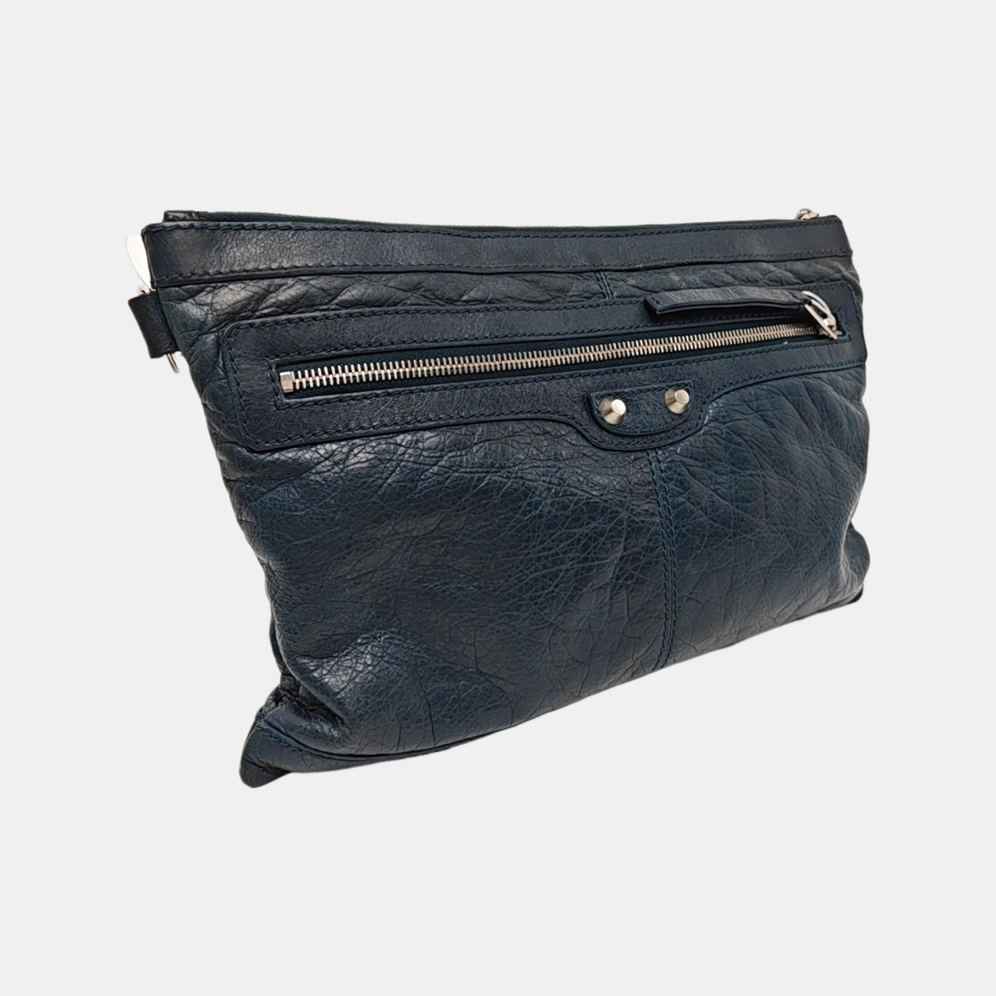 Calfskin Clutch Blue