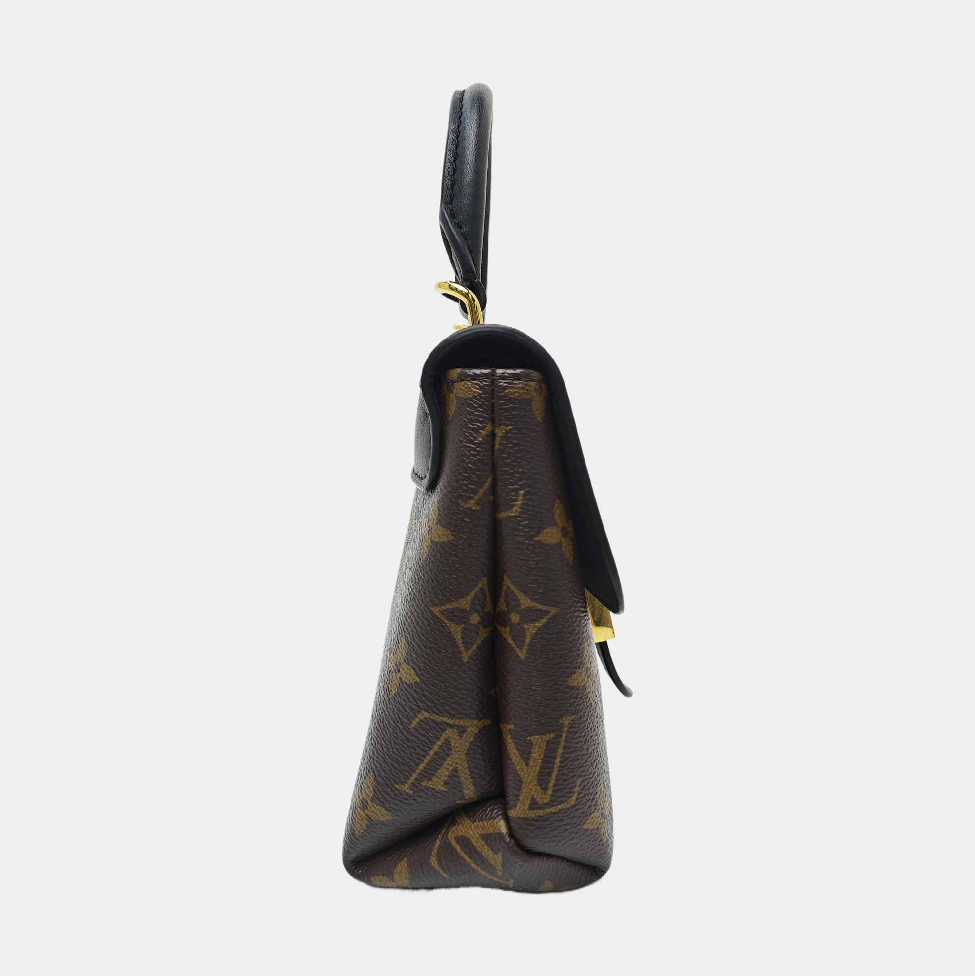 LOCKY BB Monogram Coated Canvas Brown