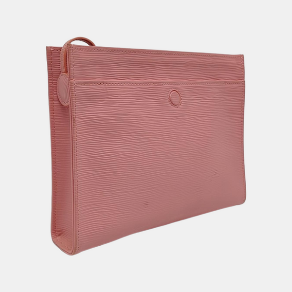 Leather Clutch Pink