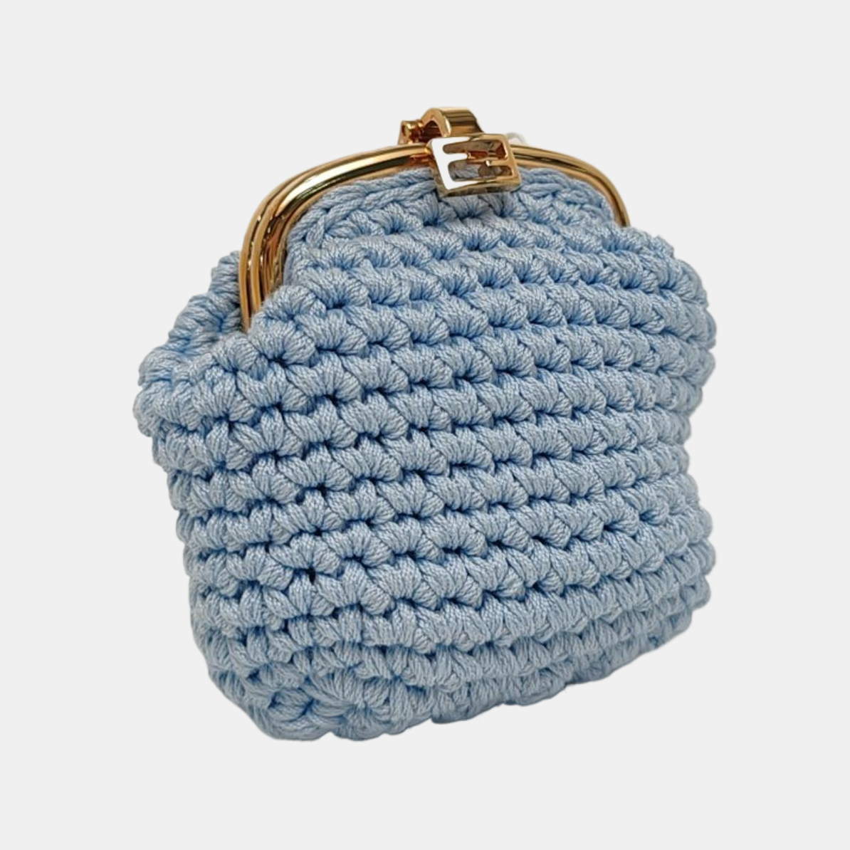 Fabric Clutch Blue