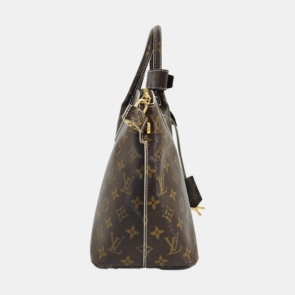 LOCKIT Monogram Coated Canvas Brown