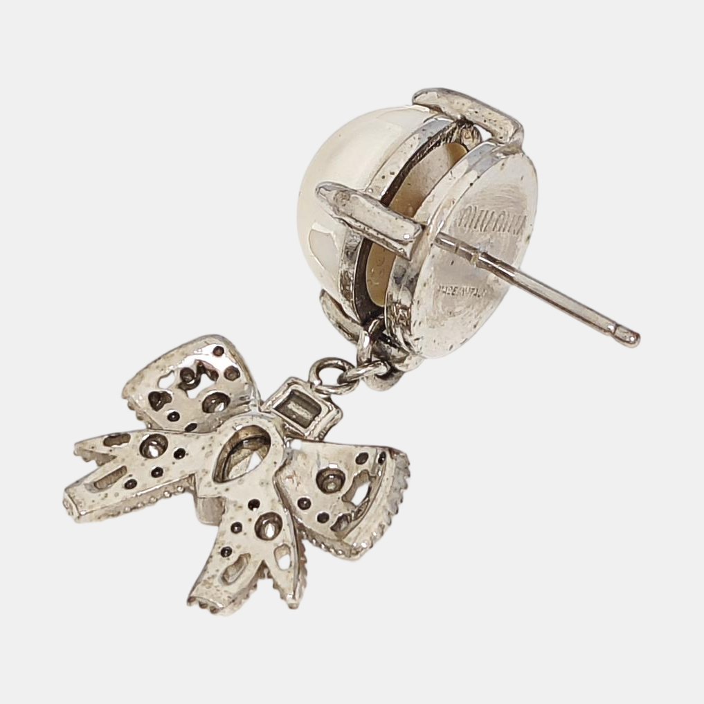 Metal Silver Earrings