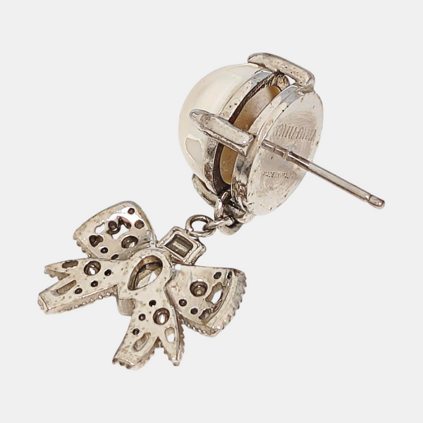 Metal Silver Earrings