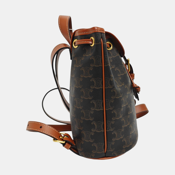 TRIOMPHE Mini Coated Canvas Brown