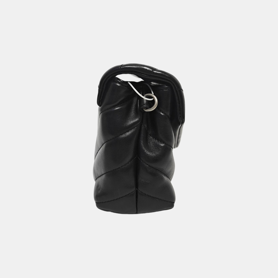 Authenticated pre-owned  LOULOU Extra Small Chevron, Quilted Calfskin Black - Shoulder Bag at Looply