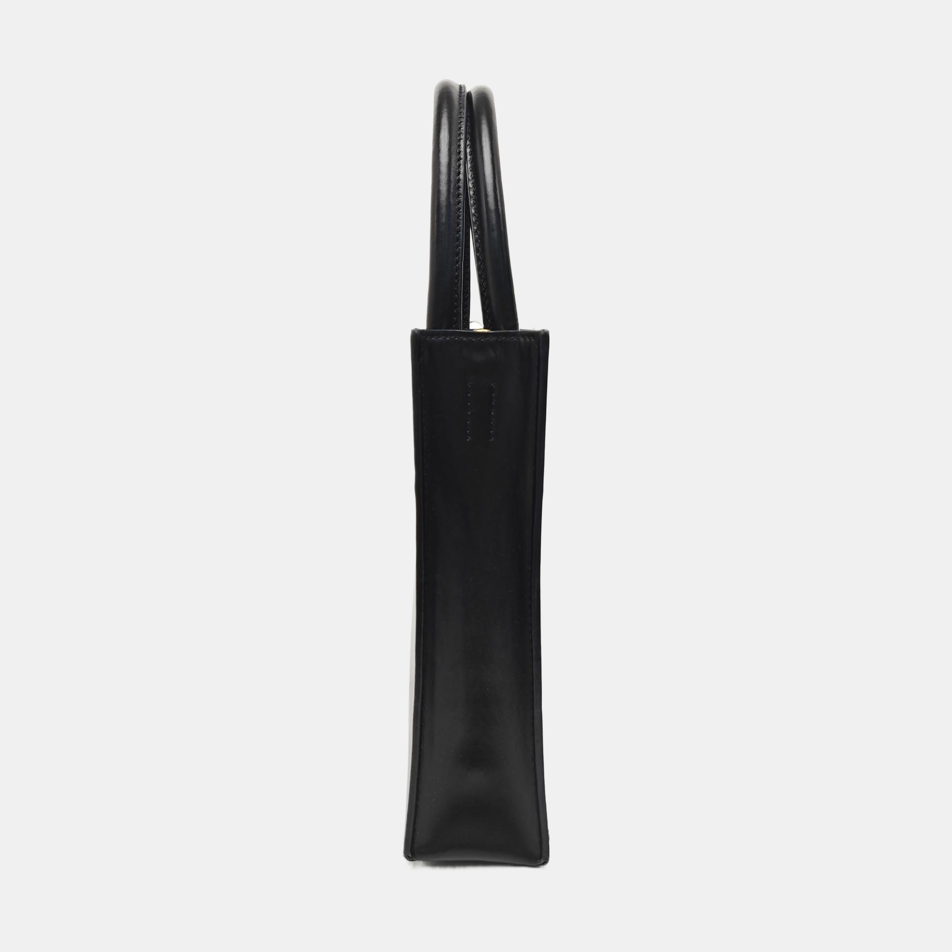 Calfskin Tote Bag Black