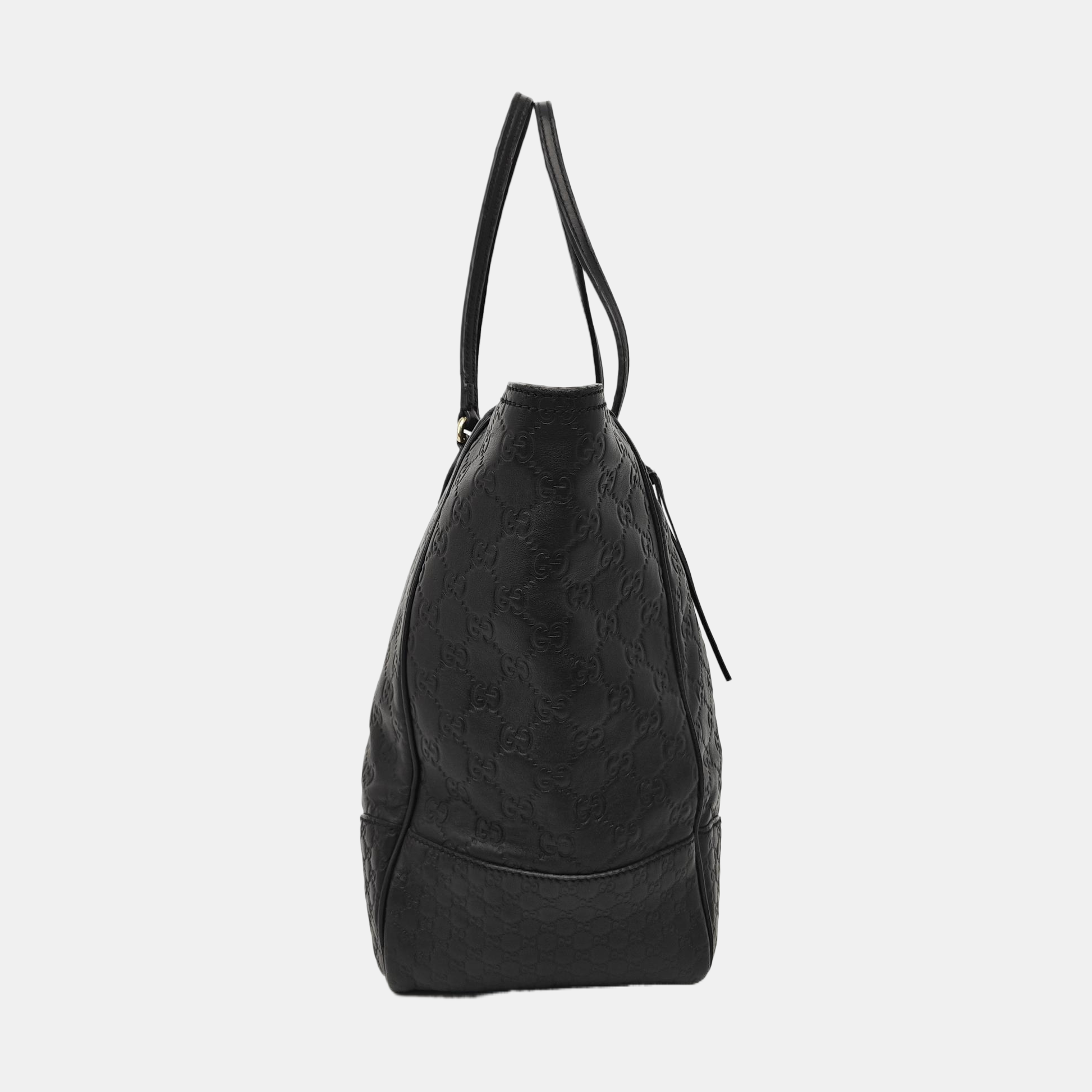 Microguccissima Monogram Calfskin Black