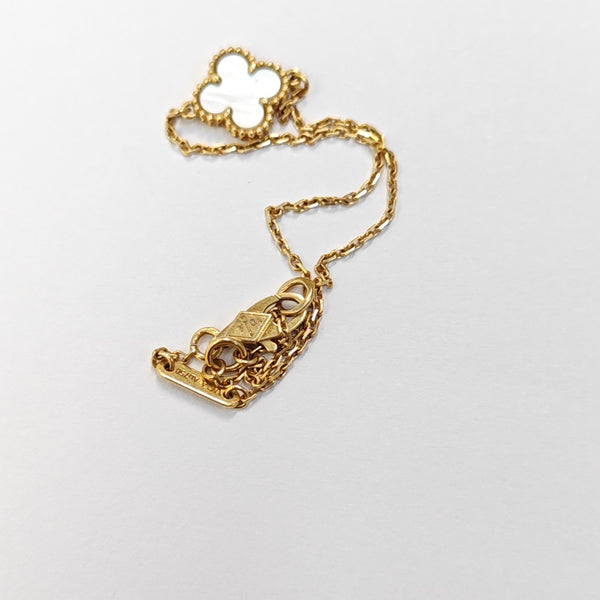 Sweet Alhambra 18k Gold Bracelet
