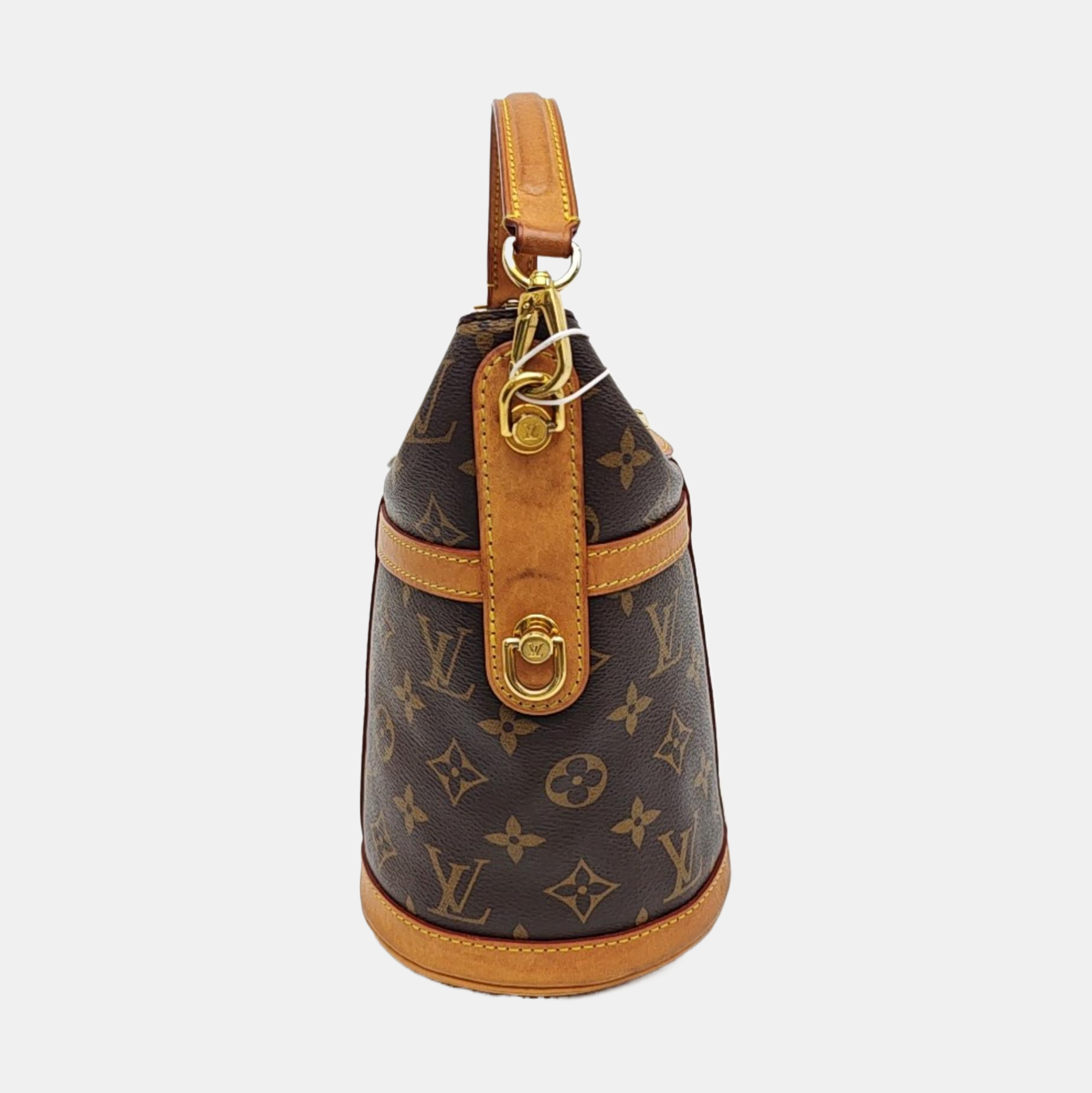 DUFFLE Monogram Coated Canvas Brown