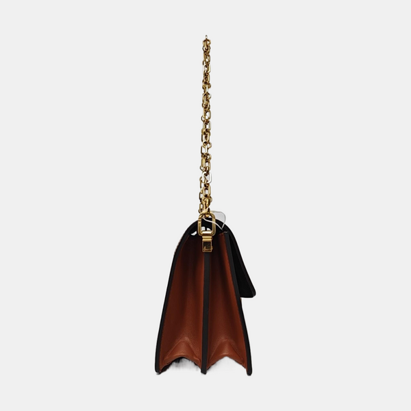 DAUPHINE MM Monogram Coated Canvas Brown