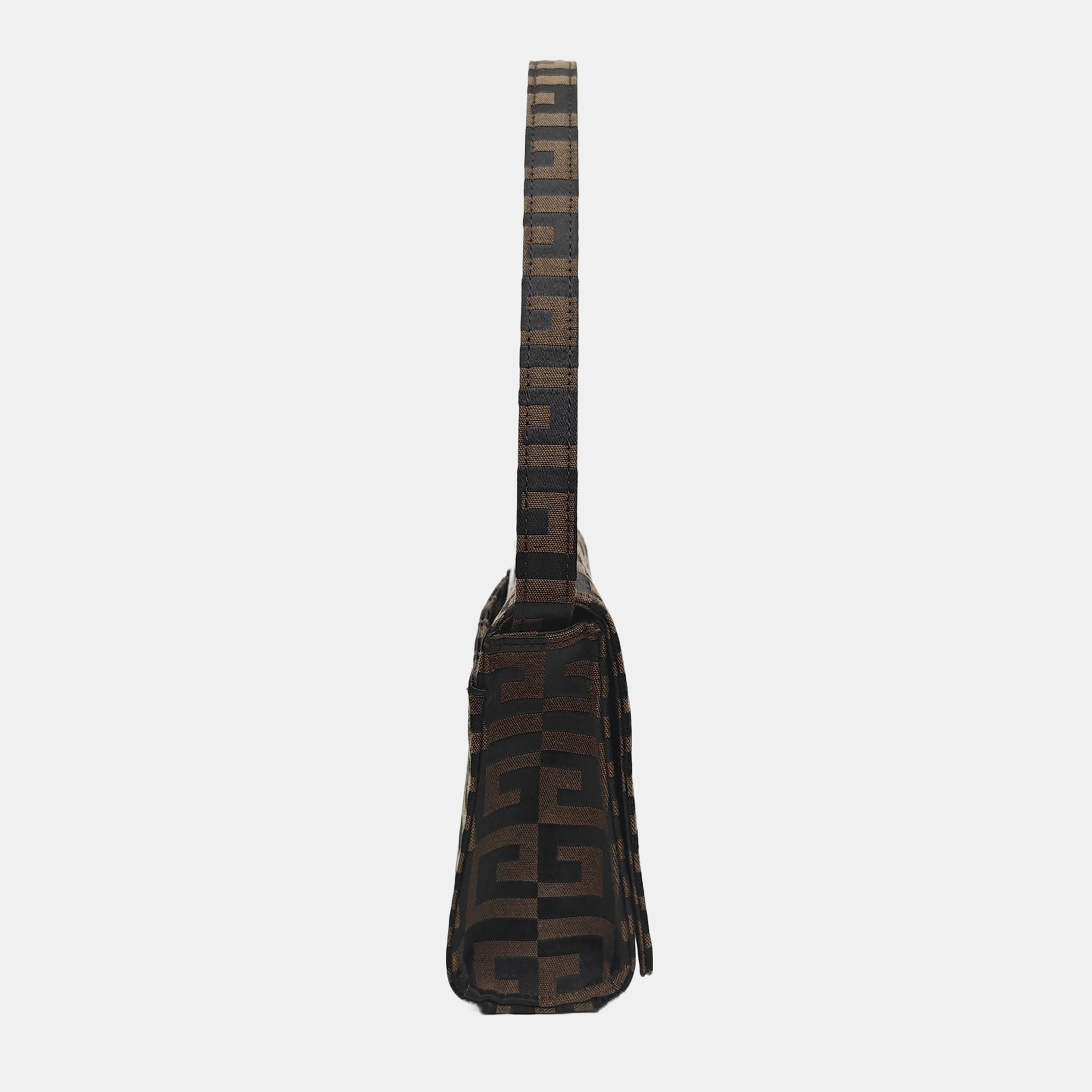 Fabric Shoulder Bag Black