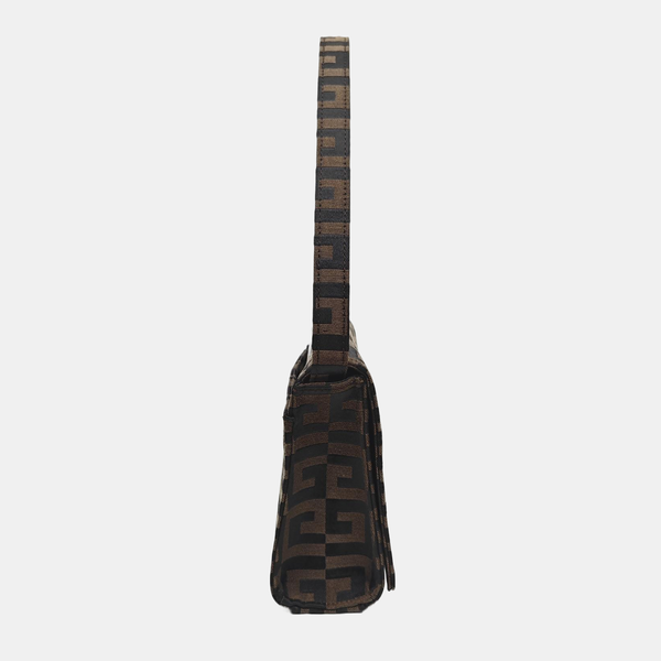 Fabric Shoulder Bag Black
