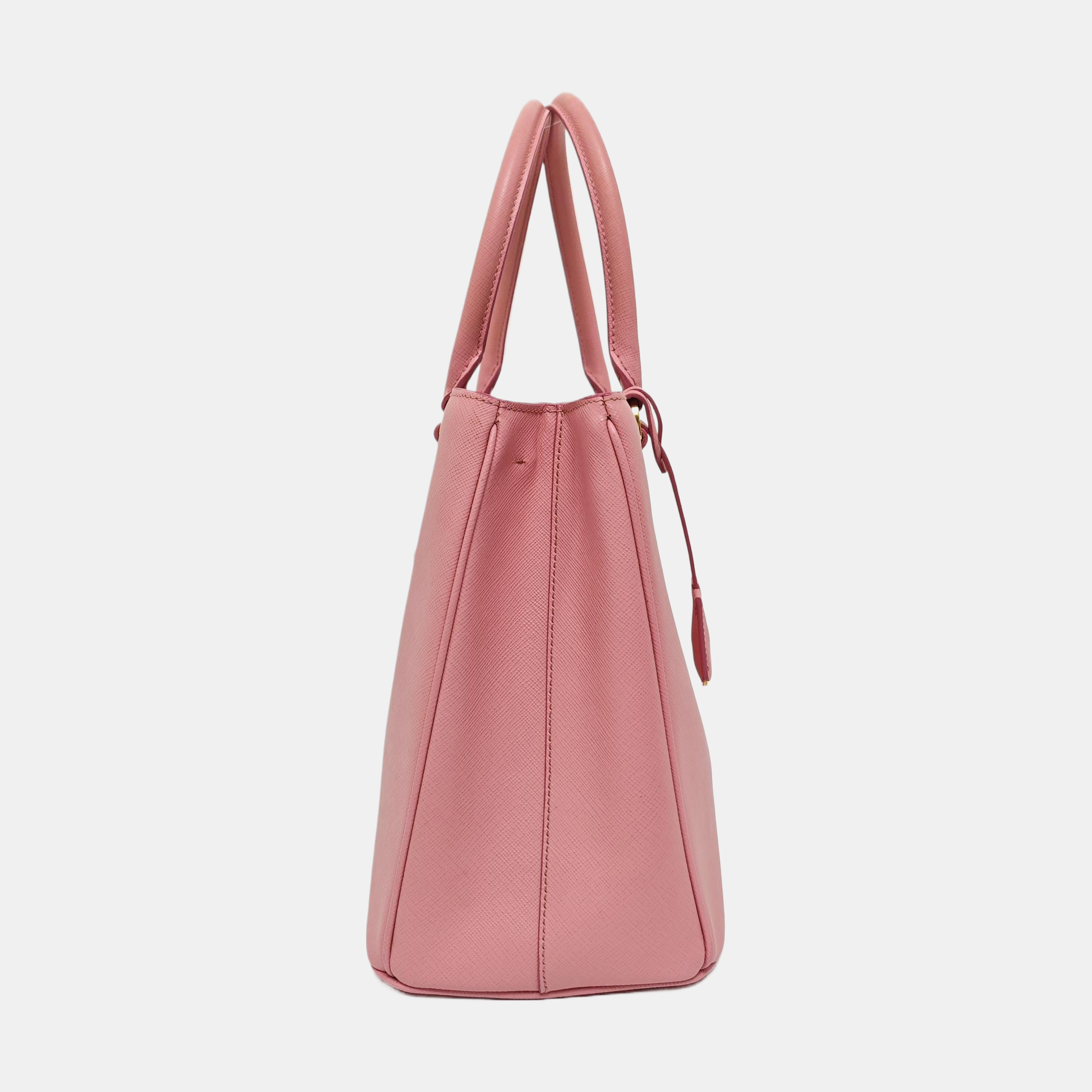Authenticated pre-owned  Galleria Medium Saffiano Calfskin Pink - Tote Bag at Looply