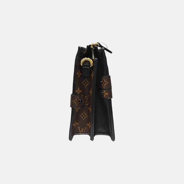 TRUNK Monogram Coated Canvas Brown
