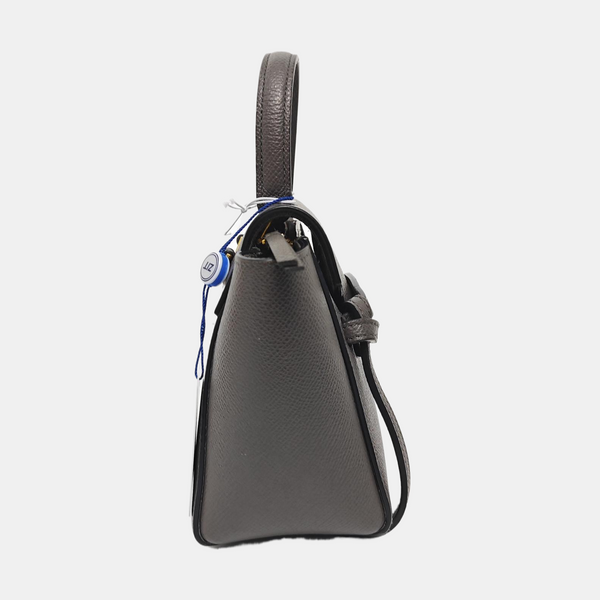 BELT PICO Calfskin Gray