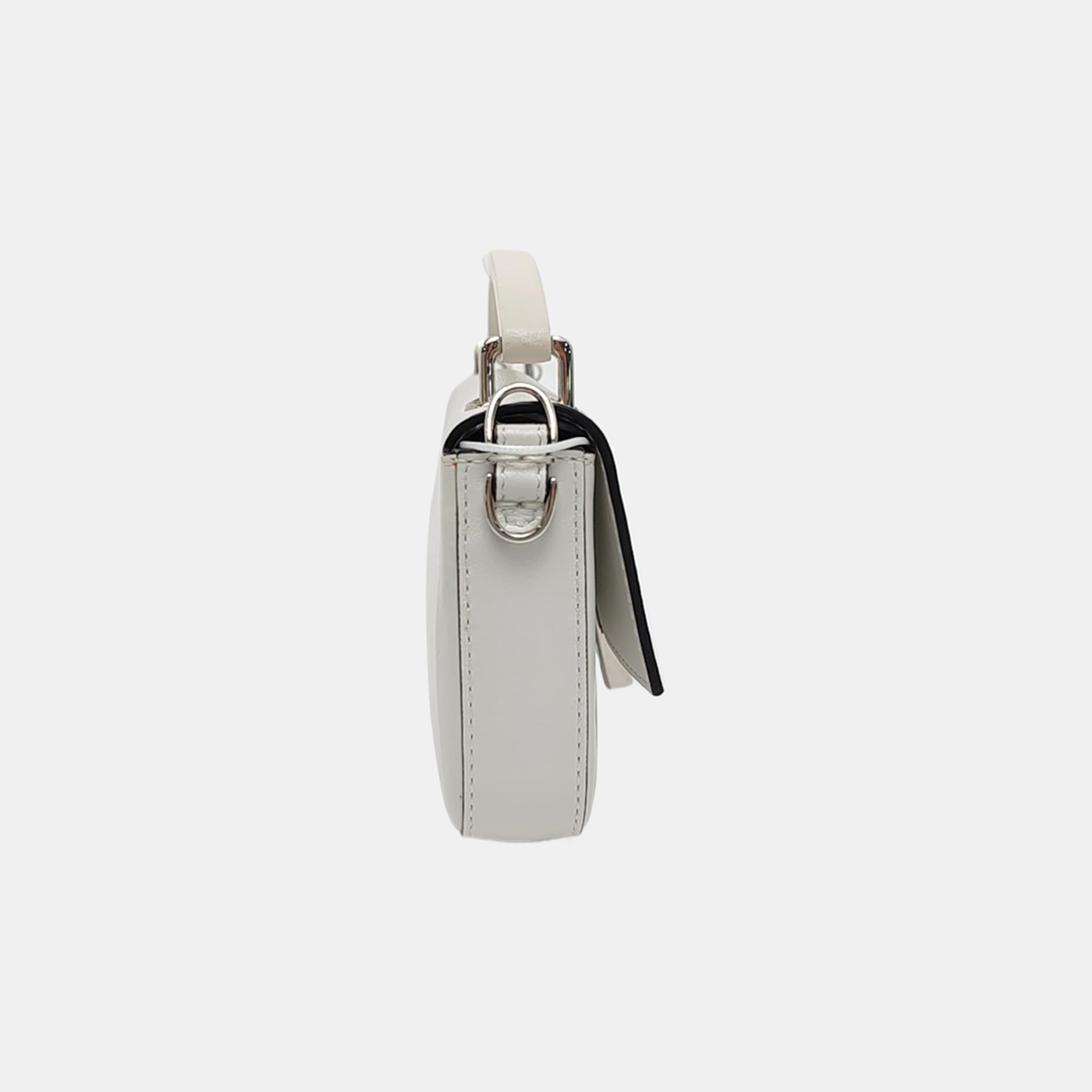 Baguette Mini Calfskin White