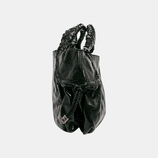 Calfskin Top Handle Bag Green