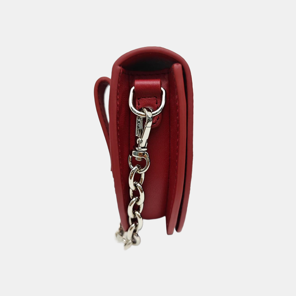 Calfskin Shoulder Bag Red