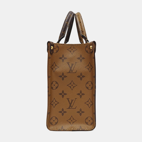 ONTHEGO PM Monogram Coated Canvas Brown