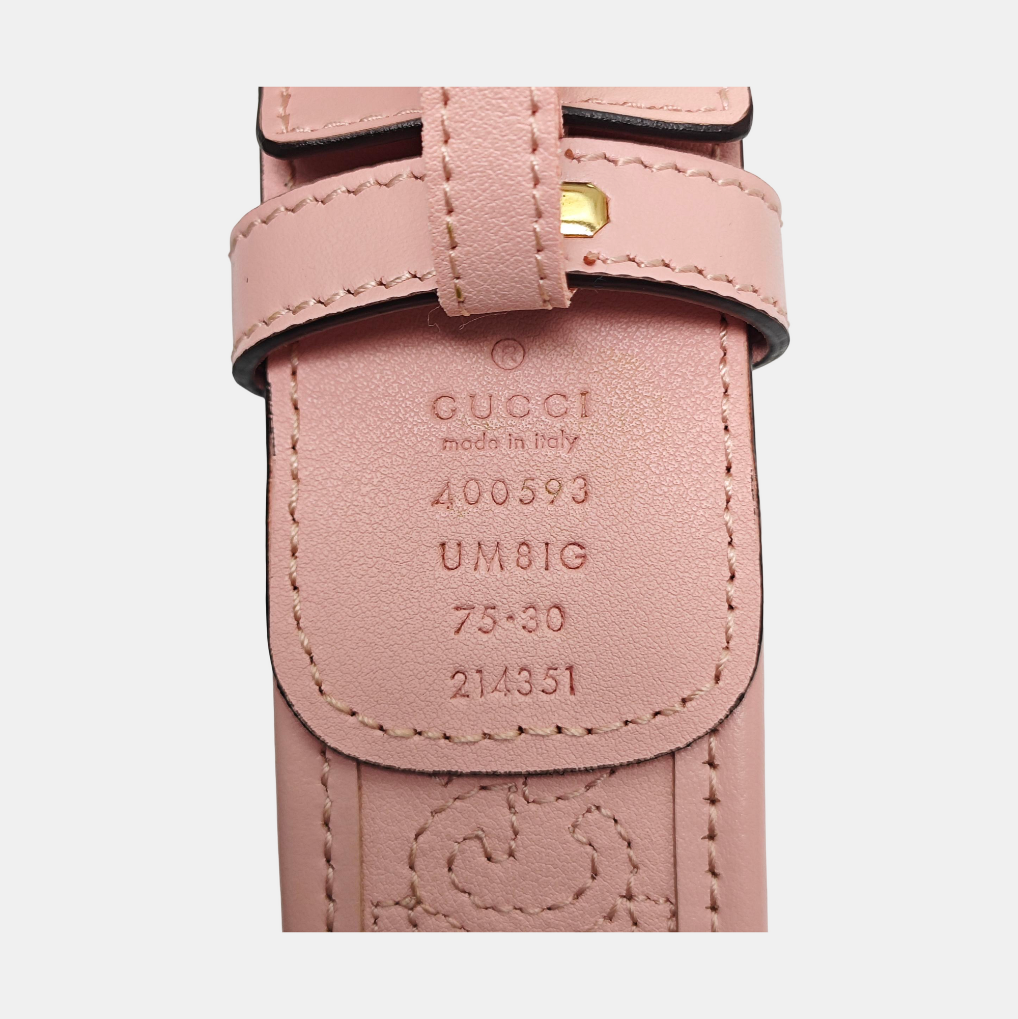 Leather Belt Red