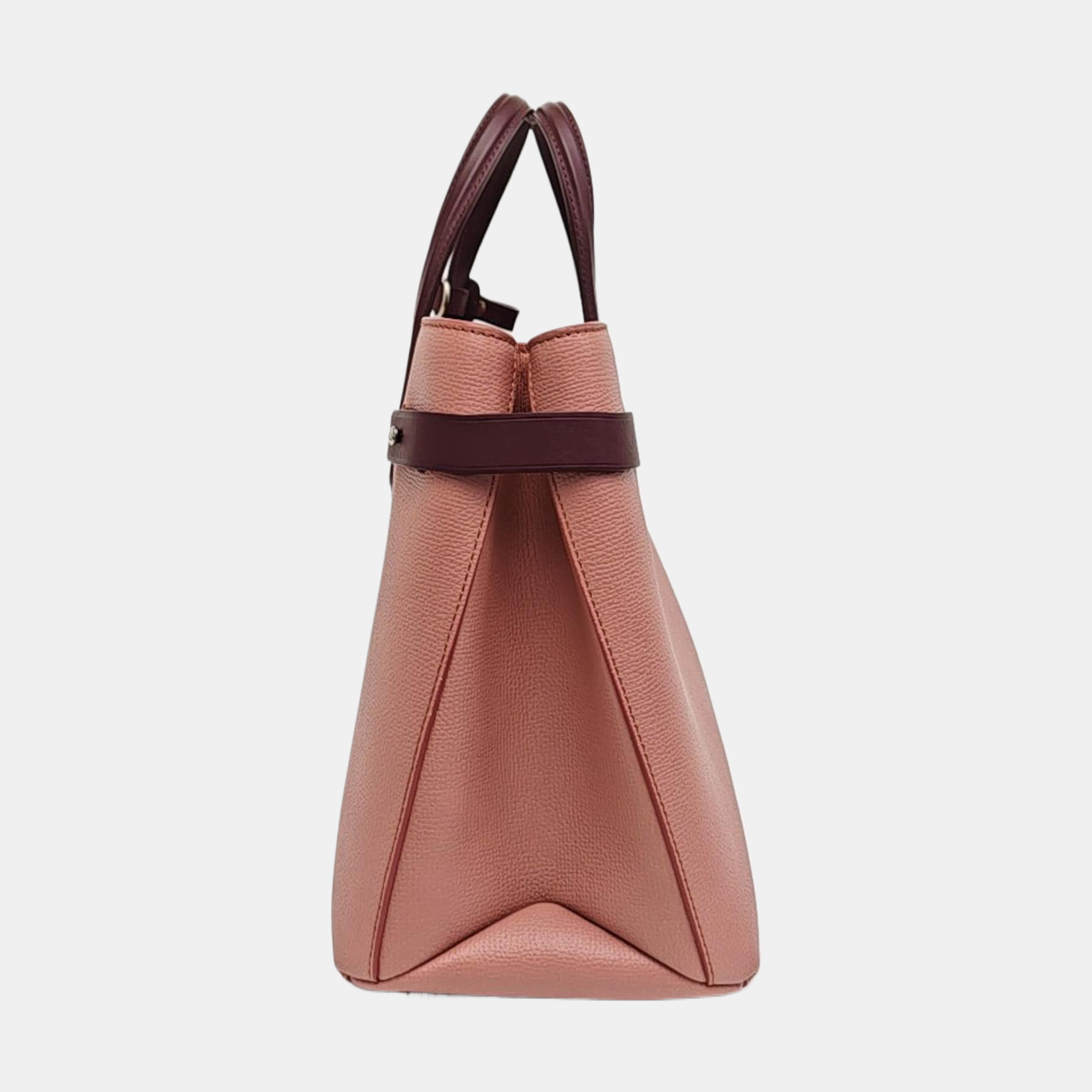 The Banner Medium Calfskin Pink