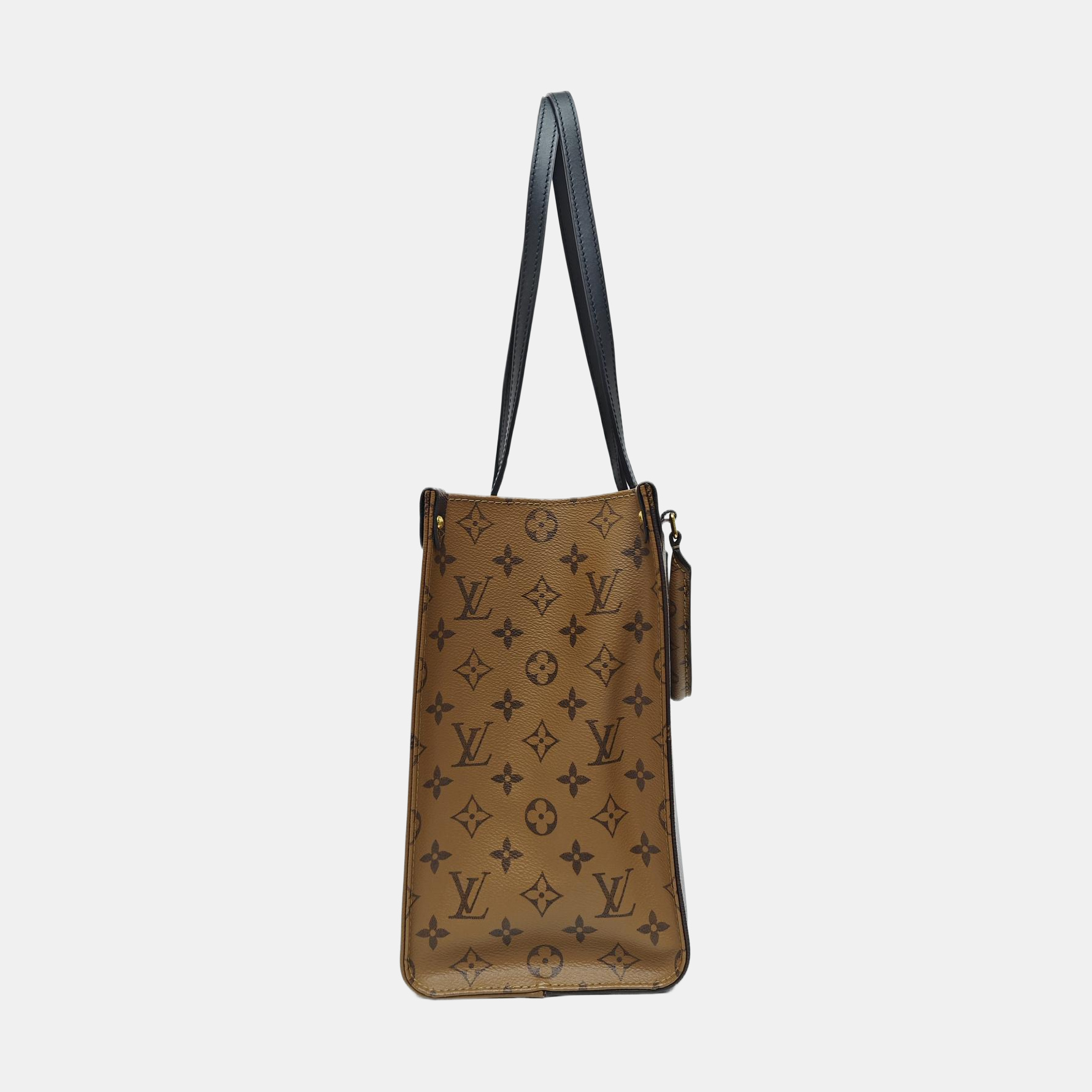 ONTHEGO MM Monogram Coated Canvas Brown