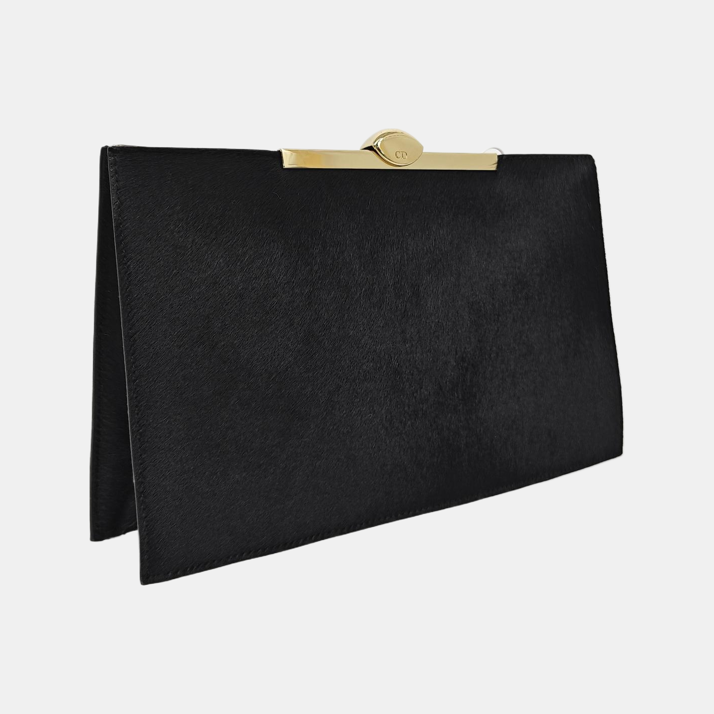 Horsehair Clutch Black