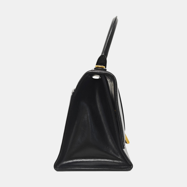 Hourglass S Calfskin Black