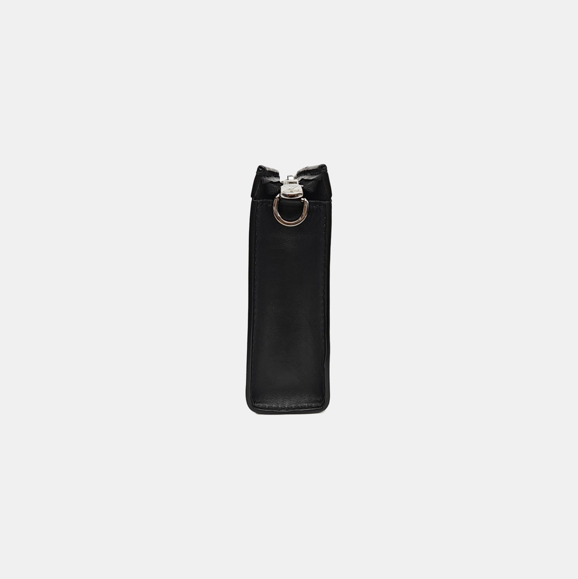 GASTON Monogram Coated Canvas Black