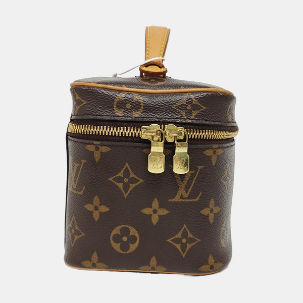 NICE Mini Monogram Coated Canvas Brown