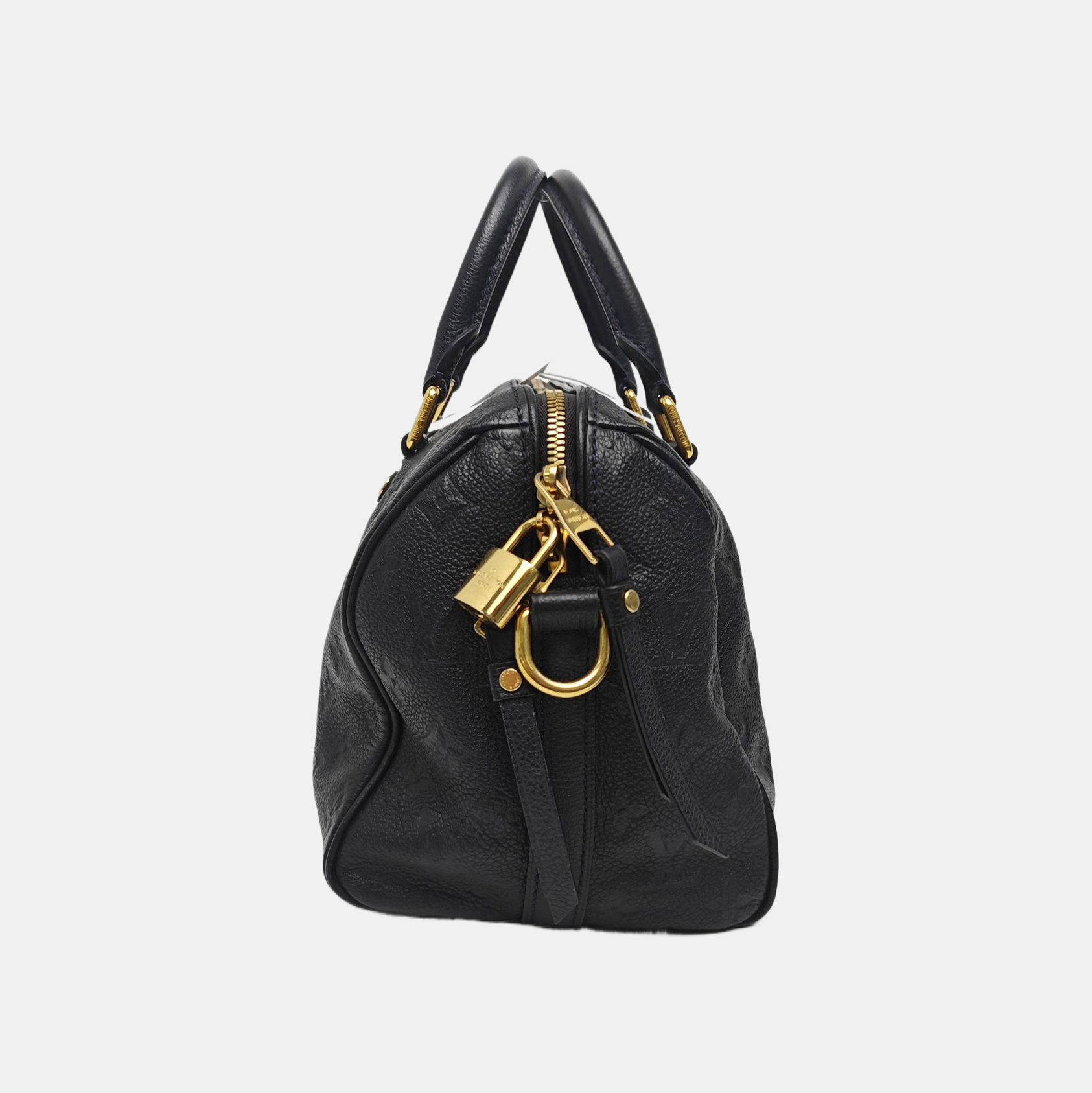SPEEDY 25 Monogram Calfskin Black