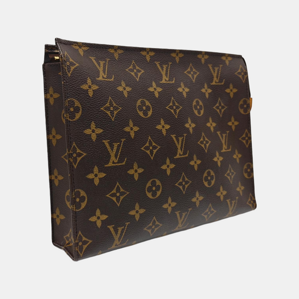 TOILET POCKET 26 Monogram Coated Canvas Brown