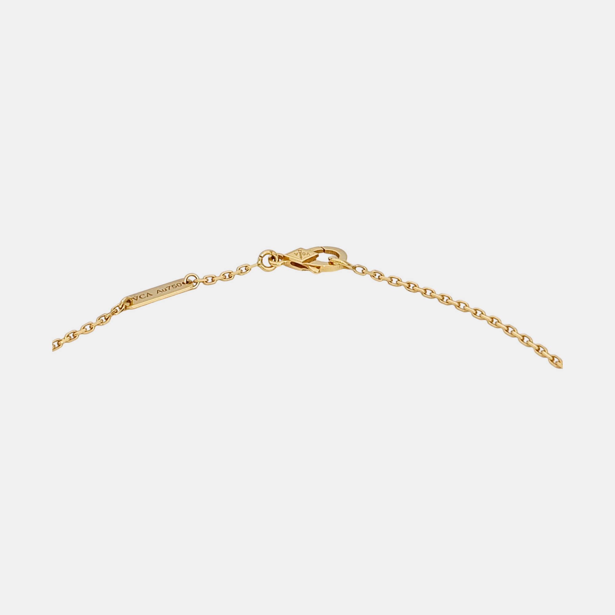 Vintage Alhambra 18k Gold Necklace
