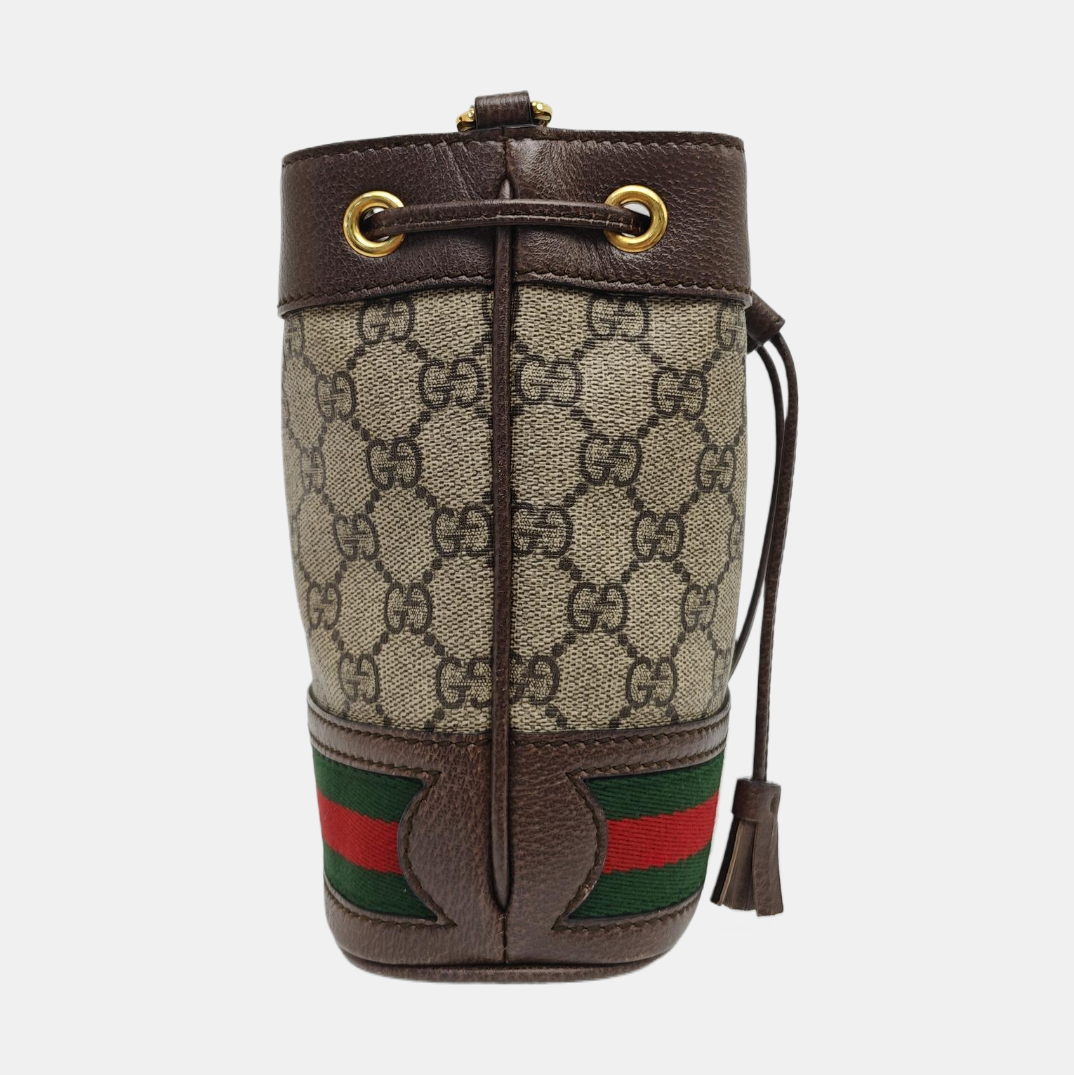 Ophidia Mini Monogram Coated Canvas Beige
