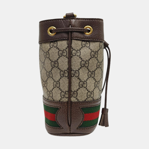 Ophidia Mini Monogram Coated Canvas Beige