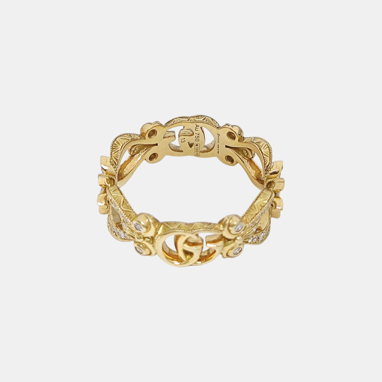 Gucci Flora 18k Gold Ring HK 13