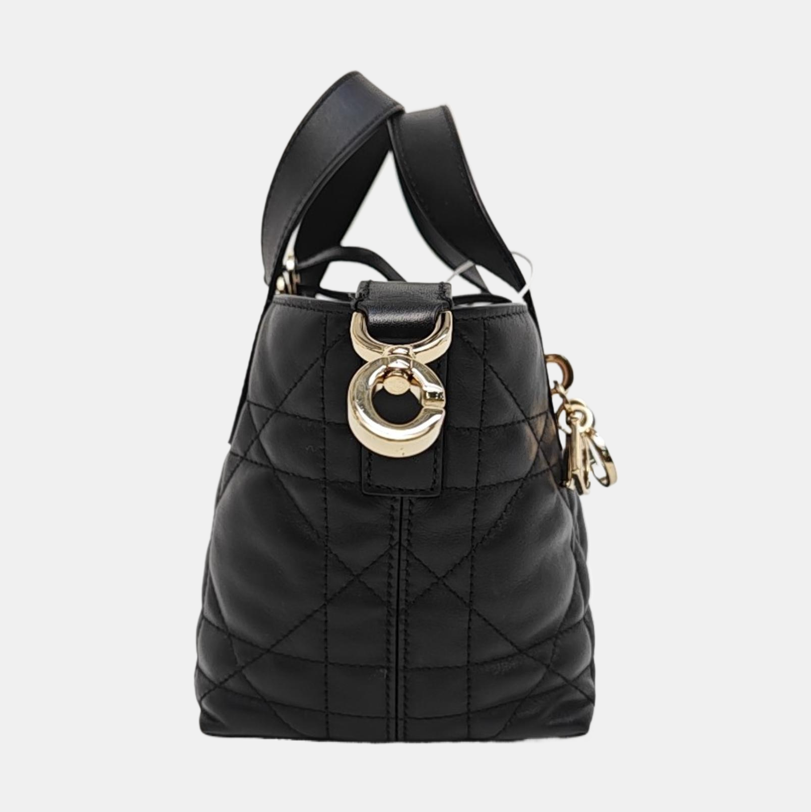 Toujours Nano Cannage Calfskin Black