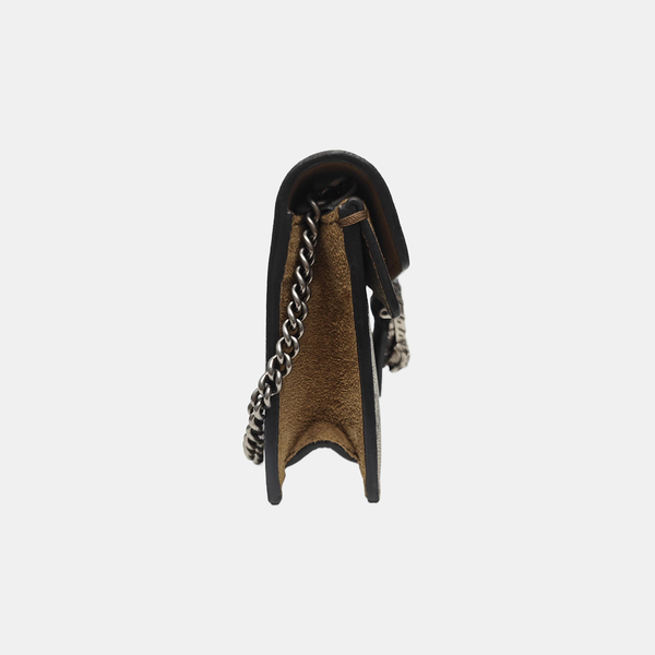 Dionysus Super Mini Monogram Coated Canvas Beige
