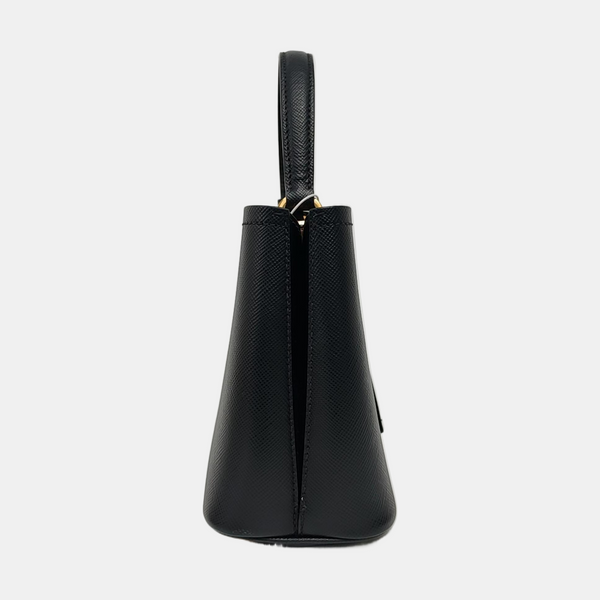 Panier Small Saffiano Calfskin Black