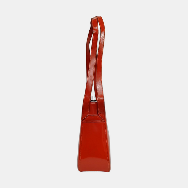 Patent Calfskin Red