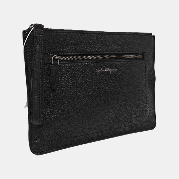 Calfskin Clutch Black