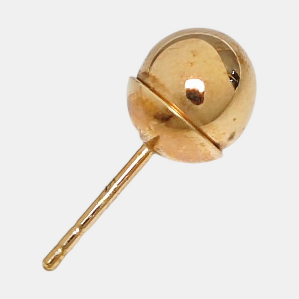 Metal Rose Gold Stud Earrings