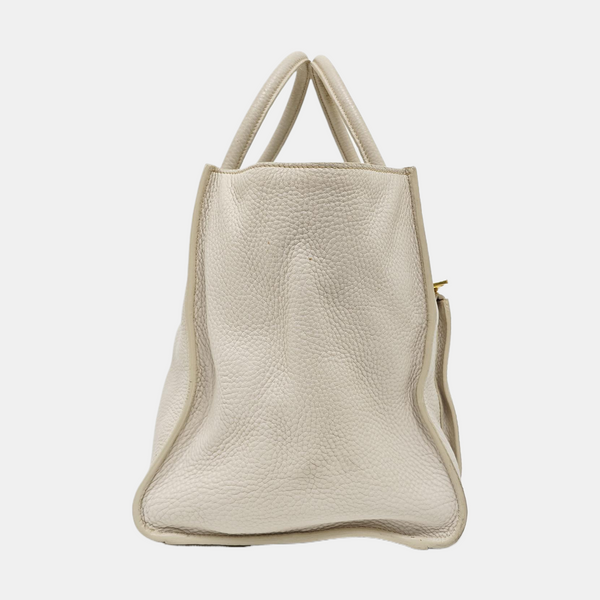 Calfskin Tote Bag White